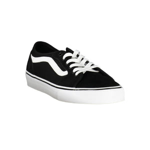 Vans Black Leather Men Sneaker