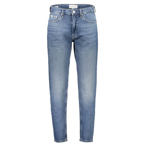 Calvin Klein Blue Cotton Men Jeans
