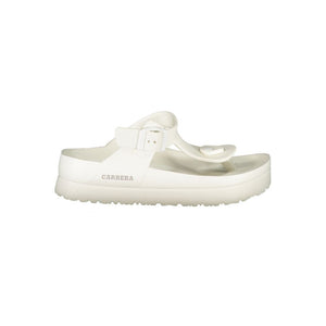 Carrera White Polyurethane Women Sandal