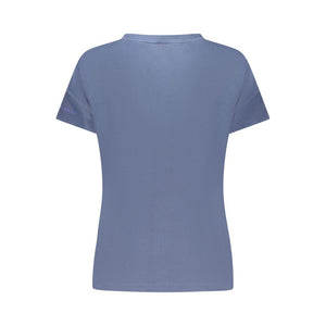 North Sails Blue Cotton Women T-Shirt
