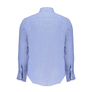 North Sails Blu Linen Men Shirt