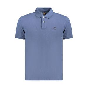 Timberland Blu Cotton Men Polo