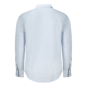 Calvin Klein Light Blue Cotton Men Shirt