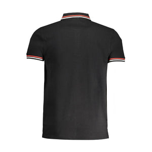 Cavalli Class Black Cotton Men's Polo Shirt
