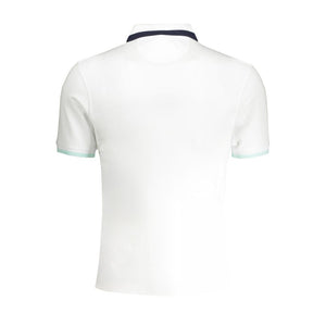 La Martina White Cotton Men Polo Shirt