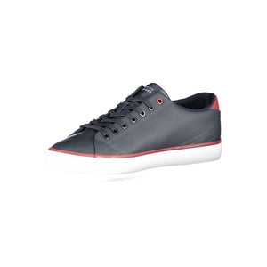 Tommy Hilfiger Blue Polyurethane Men Sneaker