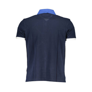 La Martina Blue Cotton Mens Polo Shirt
