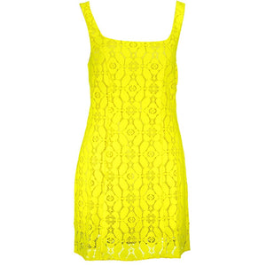 Desigual Yellow Polyester Dress