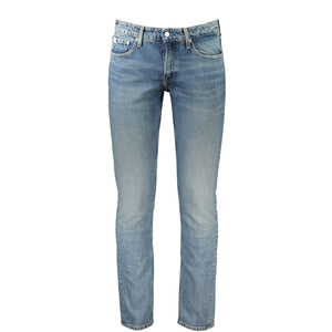 Calvin Klein Blue Cotton Men Jeans