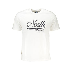 North Sails Bianco Cotton Mens T-Shirt