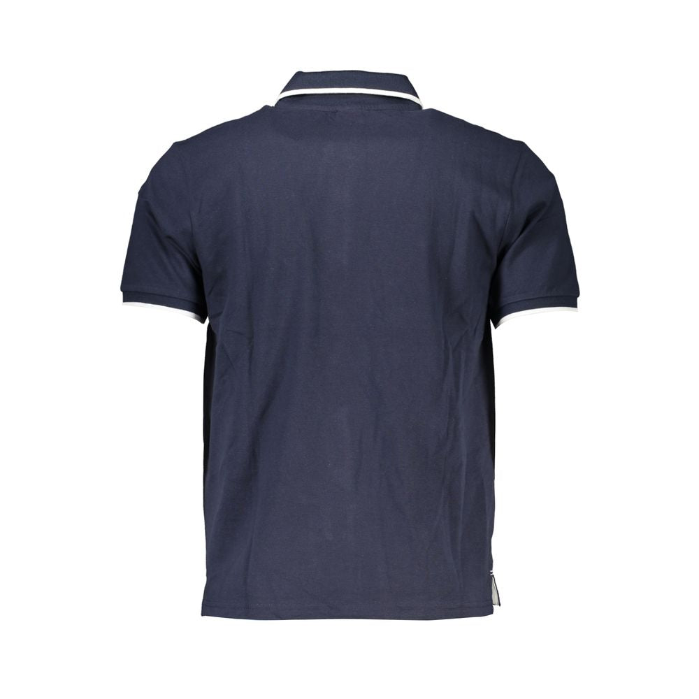 North Sails Blue Cotton Men Polo Shirt