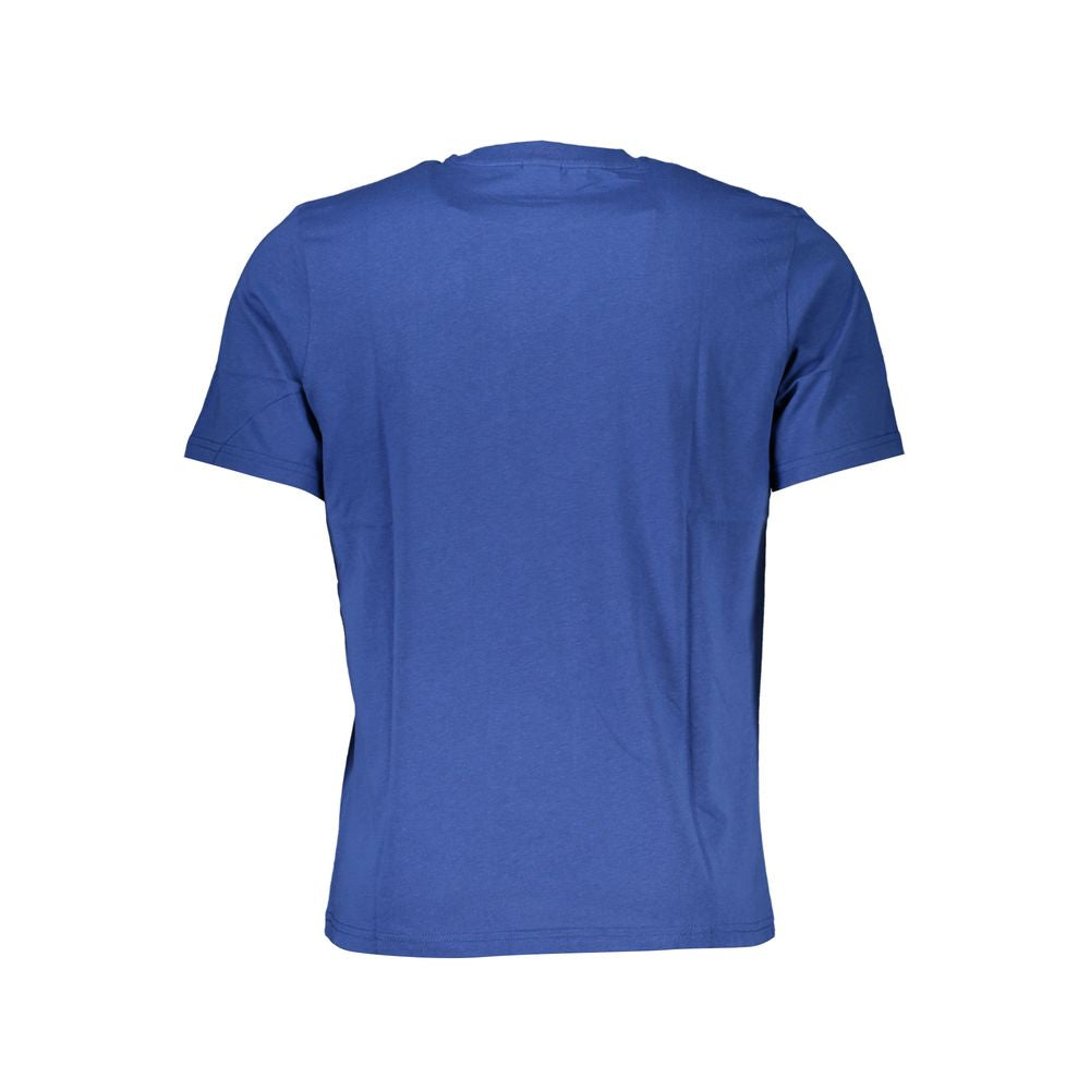 North Sails Blue Cotton Men T-Shirt