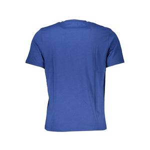 North Sails Blue Cotton Men T-Shirt