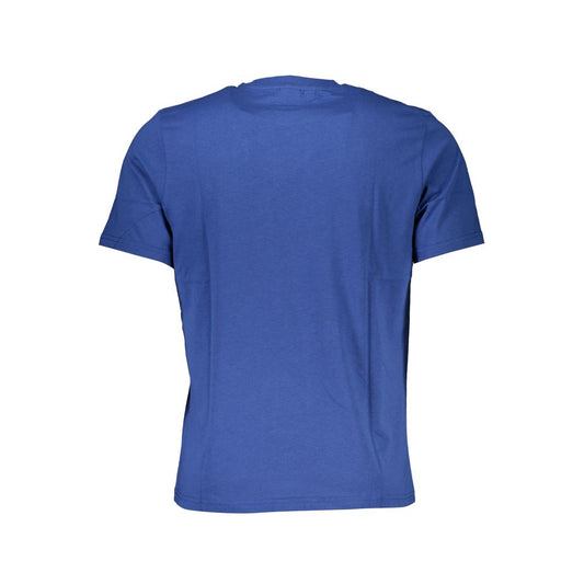 North Sails Blue Cotton Men T-Shirt