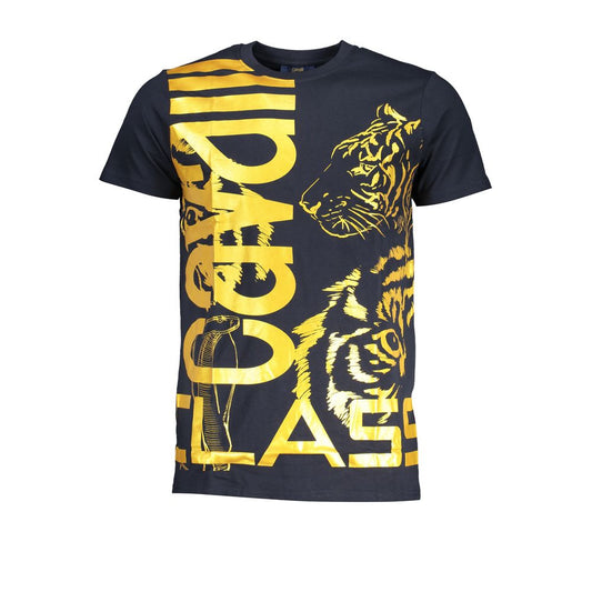 Cavalli Class Blu Cotton Men's T-Shirt