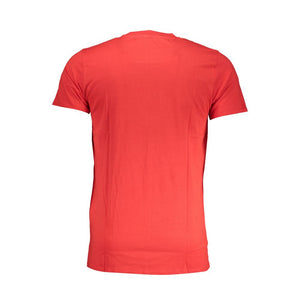 Cavalli Class Red Cotton Men T-Shirt