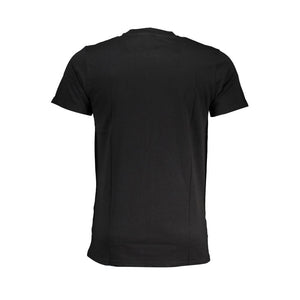 Cavalli Class Black Cotton Men T-Shirt