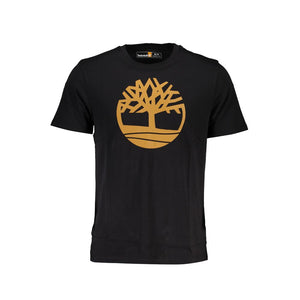 Timberland Nero Cotton Mens T-Shirt
