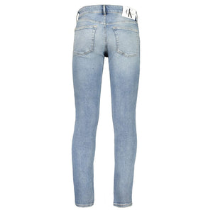 Calvin Klein Blue Cotton Men Jeans