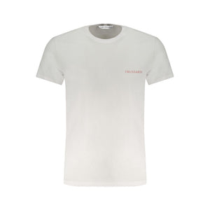 Trussardi White Cotton Men T-Shirt