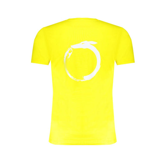 Trussardi Yellow Cotton Men T-Shirt