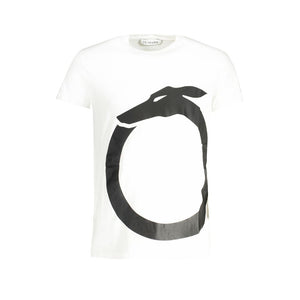 Trussardi White Cotton Men T-Shirt