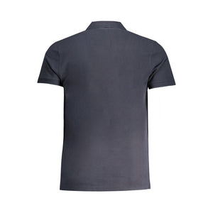 Cavalli Class Blue Cotton Men's Polo Shirt