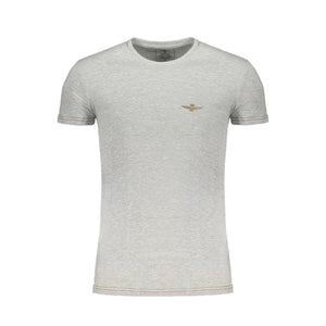 Aeronautica Militare Brown Cotton Men T-Shirt