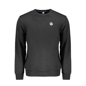 North Sails Black Cotton Men Sweater