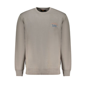 Lee Gray Cotton Men Sweater