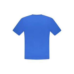 North Sails Blue Cotton Men T-Shirt