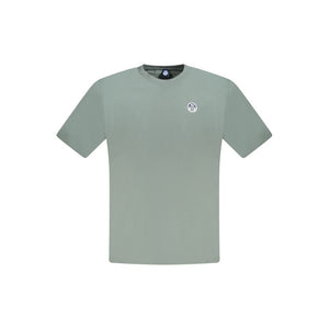 North Sails Green Cotton Men T-Shirt