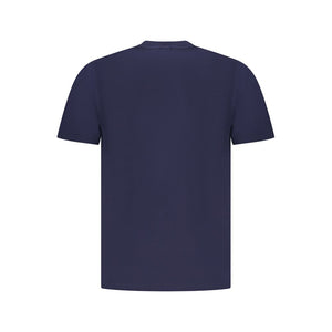 North Sails Blue Cotton Men T-Shirt