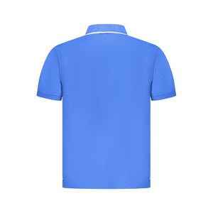 North Sails Blue Cotton Men Polo Shirt
