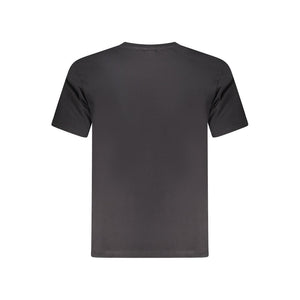 North Sails Black Cotton Men T-Shirt