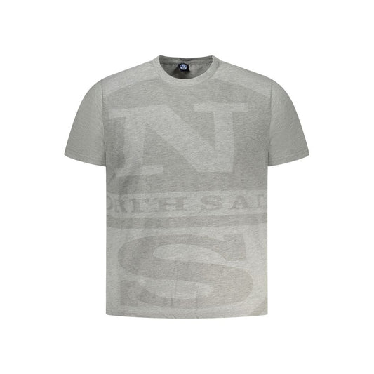 North Sails Brown Cotton Men T-Shirt