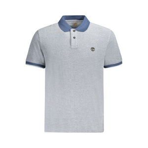 Timberland Blue Cotton Men Polo Shirt