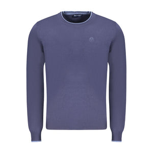 North Sails Blue Cotton Men Sweater