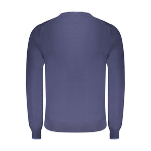 North Sails Blue Cotton Men Sweater