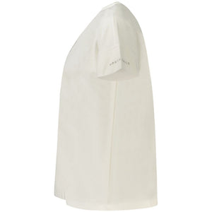 North Sails White Cotton Women T-Shirt