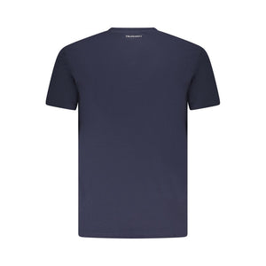 Trussardi Blue Cotton Men T-Shirt