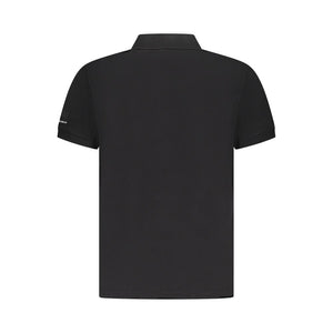Trussardi Black Cotton Men Polo Shirt