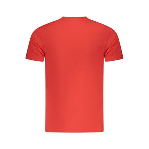 Cavalli Class Red Cotton Men T-Shirt