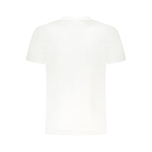Cavalli Class White Cotton Men T-Shirt
