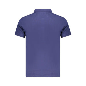 Cavalli Class Blue Cotton Men Polo Shirt