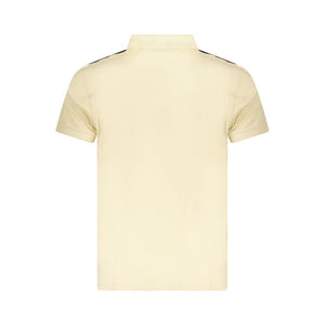 Cavalli Class Beige Cotton Men Polo Shirt