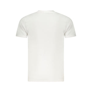 Cavalli Class White Cotton Men T-Shirt