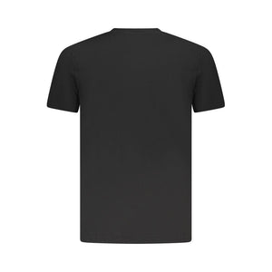 Cavalli Class Black Cotton Men T-Shirt
