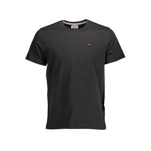 Tommy Hilfiger Black Organic Cotton Men T-Shirt