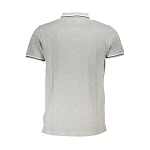 Cavalli Class Brown Cotton Men Polo Shirt
